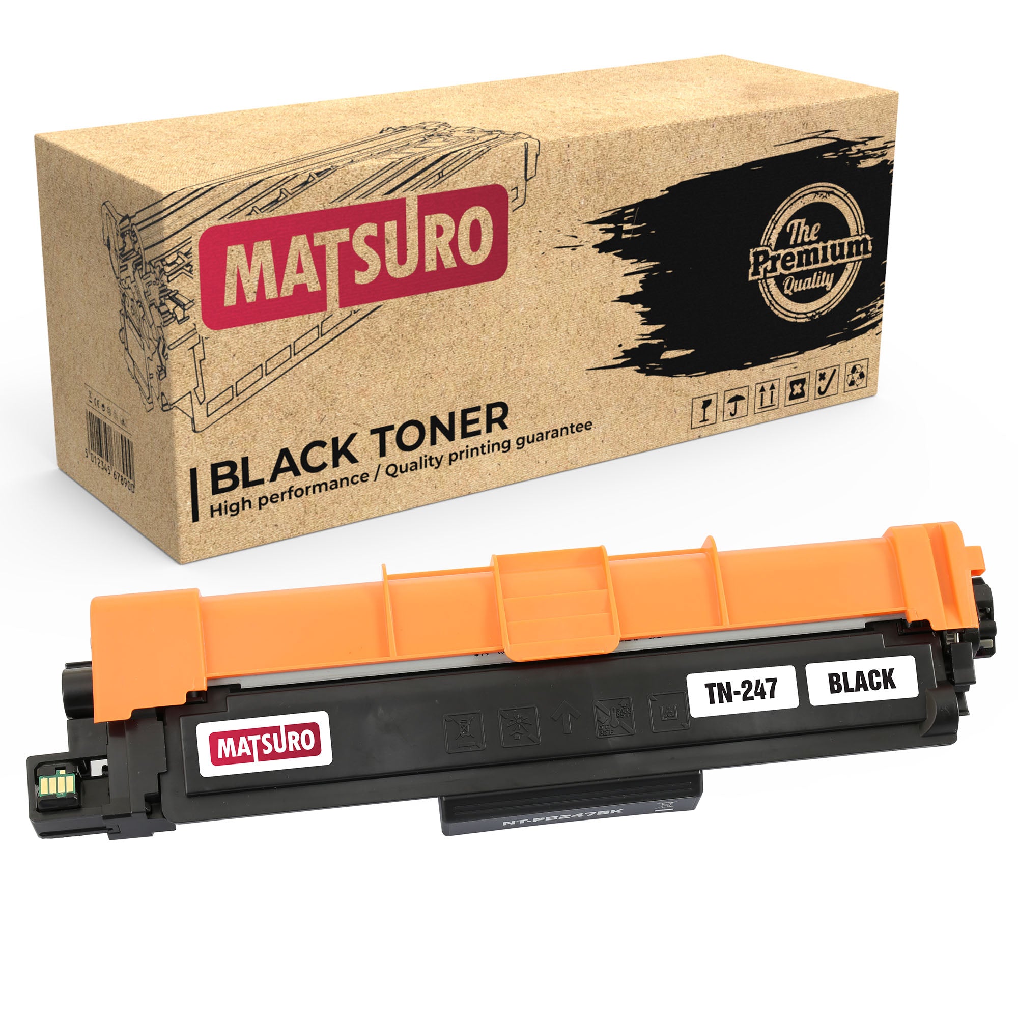 Compatible High Yield Black TN-247 Toner Cartridge