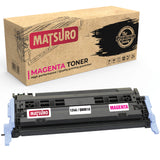 Compatible Toner cartridge Replacement for HP Q6000A Q6001A Q6003A Q6002A 124A CRG-707 (1 MAGENTA) | Matsuro Original