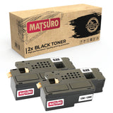 Compatible Toner cartridge Replacement for DELL 1250 1250C (2 BLACK) | Matsuro Original
