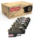 Compatible Toner cartridge Replacement for DELL 1250 1250C (1 SET + 1 BK) | Matsuro Original
