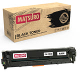 Compatible Toner cartridge Replacement for HP 125A CB540A CB541A CB542A CB543A (1 BLACK) | Matsuro Original