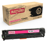 Compatible Toner cartridge Replacement for HP 125A CB540A CB541A CB542A CB543A (1 MAGENTA) | Matsuro Original