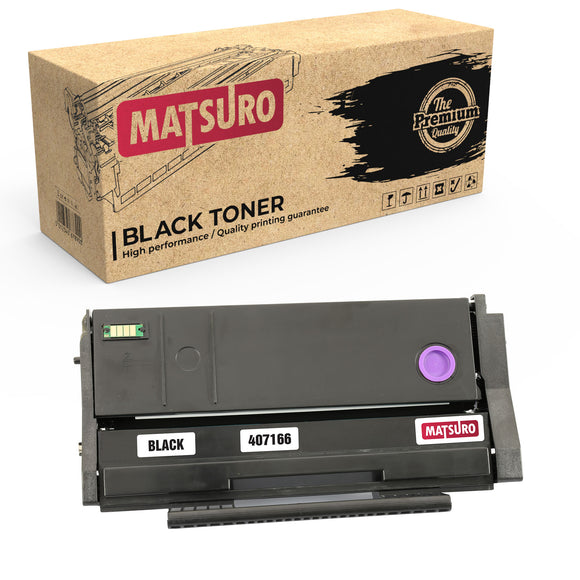 Compatible Toner Cartridge Replacement for RICOH 407166 (1 BLACK) | Matsuro Original