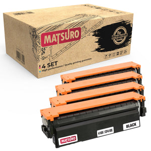 Compatible Toner cartridge Replacement for HP 410X CF410X CF411X CF412X CF413X (1 SET) | Matsuro Original