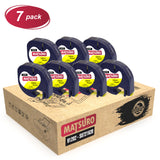 Compatible Tapes Replacement for DYMO 91202 S0721620 Black on Yellow ( 12mm x 4m | 7 PACK ) | Matsuro Original