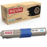 Compatible Toner cartridge Replacement for OKI C301/C321 (1 CYAN) | Matsuro Original