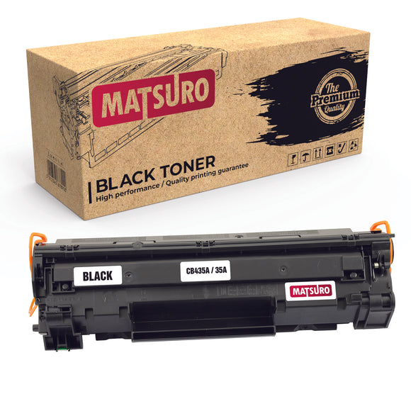 Compatible Toner Cartridge Replacement for HP CB435A 35A (1 BLACK) | Matsuro Original