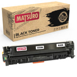 Compatible Toner cartridge Replacement for HP 304A CC530A CC531A CC532A CC533A (1 BLACK) | Matsuro Original