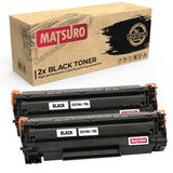 Compatible Toner Cartridge Replacement for HP CE278A 78A (2 BLACK) | Matsuro Original