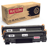 Compatible Toner Cartridge Replacement for HP CF279A 79A (2 BLACK) | Matsuro Original