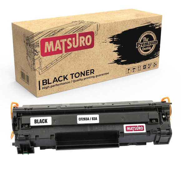 Compatible Toner Cartridge Replacement for HP CF283A 83A (1 BLACK) | Matsuro Original