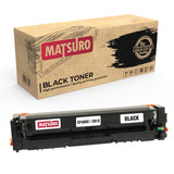 Compatible Toner cartridge Replacement for HP CF400X CF401X CF403X CF402X 201X (1 BLACK) | Matsuro Original