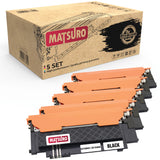 Compatible Toner cartridge Replacement for SAMSUNG CLT-K404S CLT-C404S CLT-M404S CLT-Y404S (1 SET + 1 BK) | Matsuro Original