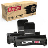 Compatible Toner Cartridge Replacement for SAMSUNG MLT-D1082S (2 BLACK) | Matsuro Original