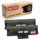 Compatible Toner Cartridge Replacement for SAMSUNG MLT-D111S (2 BLACK) | Matsuro Original