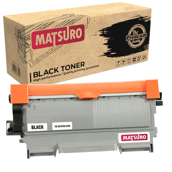 Compatible Toner Cartridge Replacement for BROTHER TN-2010 TN-2220 (1 BLACK) | Matsuro Original