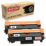 Compatible Toner Cartridge Replacement for BROTHER TN-2420 (2 BLACK) | Matsuro Original