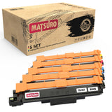 Compatible Toner cartridge Replacement for BROTHER TN-247 (1 SET + 1 BK) | Matsuro Original