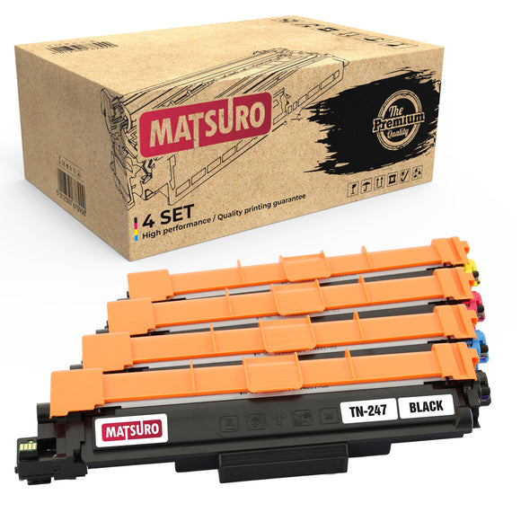 Compatible Toner cartridge Replacement for BROTHER TN-247 (1 SET) | Matsuro Original