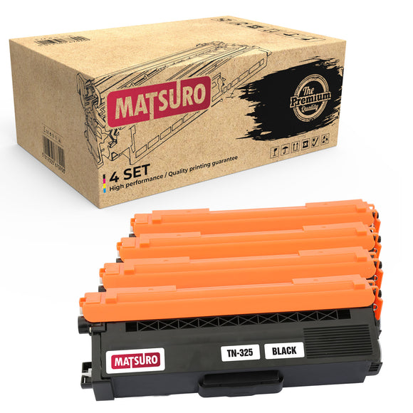 Compatible Toner cartridge Replacement for BROTHER TN-325 (1 SET) | Matsuro Original