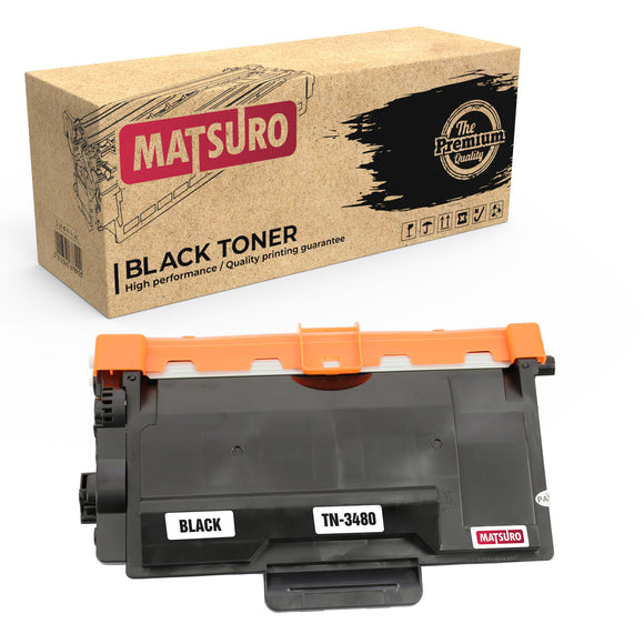 Compatible Toner Cartridge Replacement for BROTHER TN-3480 (1 BLACK) | Matsuro Original