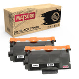 Compatible Toner Cartridge Replacement for BROTHER TN-3480 (2 BLACK) | Matsuro Original