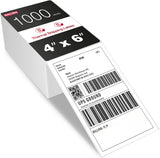 Fanfold Direct Thermal Labels - 4" x 6"