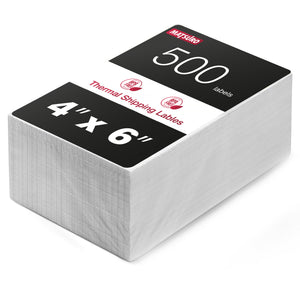 Fanfold Direct Thermal Labels - 4" x 6"