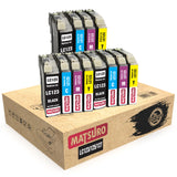 Compatible Ink Cartridges Replacement for BROTHER LC123 LC125 LC127 (3 SETS) | Matsuro Original