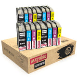 Compatible Ink Cartridges Replacement for BROTHER LC123 LC125 LC127 (4 SETS) | Matsuro Original