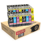 Compatible Ink Cartridges Replacement for BROTHER LC1280XL LC1240XL LC1280 LC1240 (4 SETS) | Matsuro Original