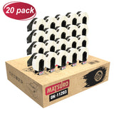 Matsuro Original | Compatible Label Rolls Replacement for BROTHER P-TOUCH DK-11203 DK11203 ( 17 mm x 87 mm | 300 Labels per Roll | 20 PACK )