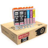 Compatible Ink Cartridges Replacement for CANON PGI-580 XXL CLI-581 XXL 580 581 (1 SET of 5 + 1 BK) | Matsuro Original