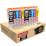 Compatible Ink Cartridges Replacement for CANON PGI-580 XXL CLI-581 XXL 580 581 (2 SETS of 5) | Matsuro Original