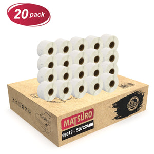 Compatible Rolls Replacement for DYMO 99012 S0722400 ( 36mm x 89mm | 5 PACK ) | Matsuro Original