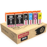Compatible Ink Cartridges Replacement for EPSON 202XL 202 XL (1 SET + 1 BK) | Matsuro Original