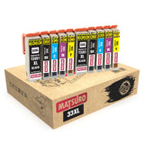 Compatible Ink Cartridges Replacement for EPSON 33XL 33 (2 SETS) | Matsuro Original