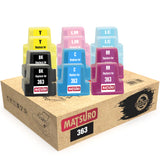 Compatible Ink Cartridges Replacement for HP 363 (2 SETS) | Matsuro Original