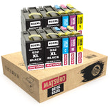 Compatible Ink Cartridges Replacement for HP 932XL 933XL 932 XL 933 XL (2 SETS + 2 BK) | Matsuro Original