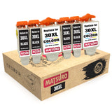 Compatible Ink Cartridges Replacement for KODAK 30XL 30B 30CL (2 SETS + 2 BK) | Matsuro Original